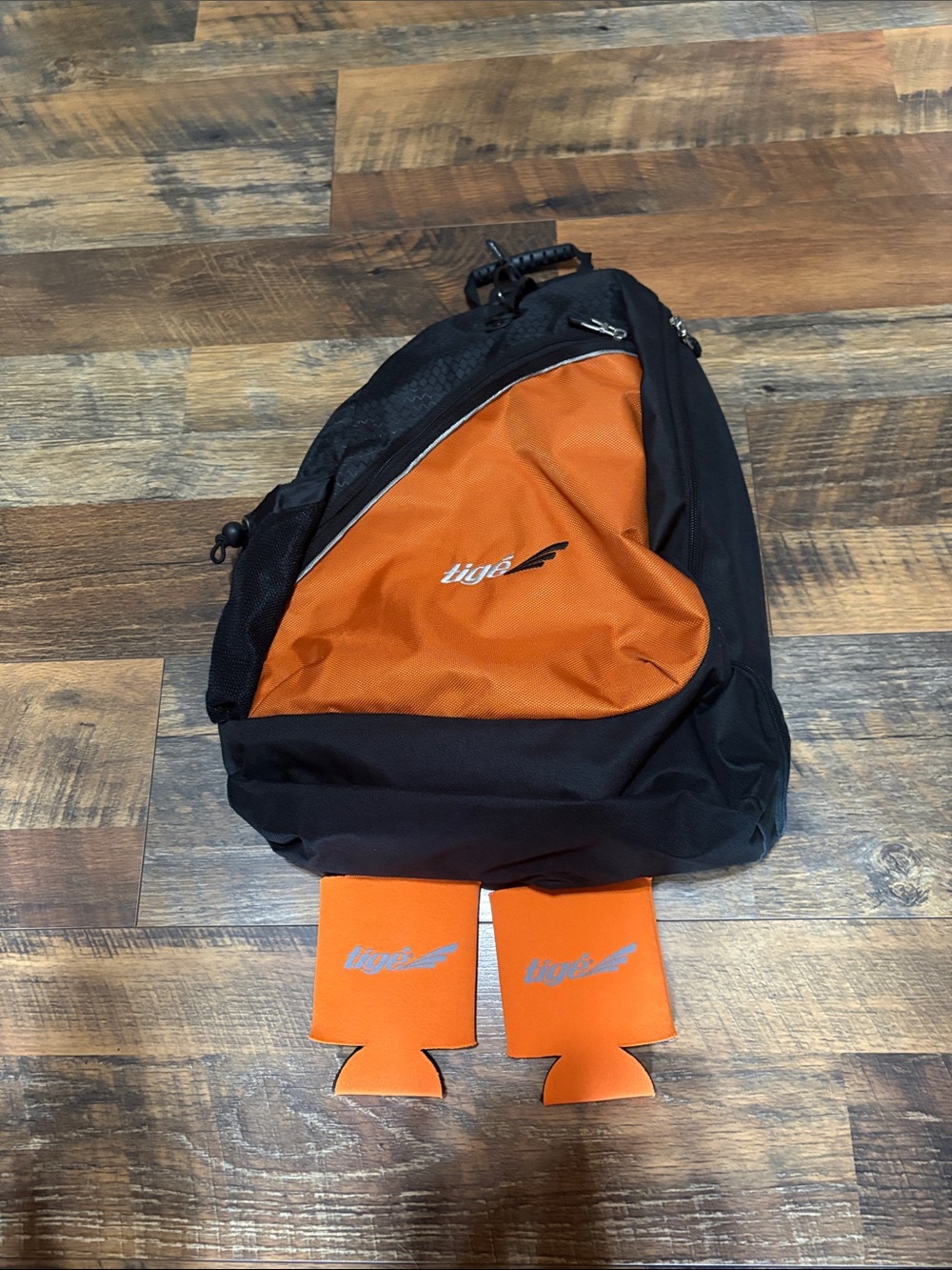 Tigé boats branded promotional single strap backpack